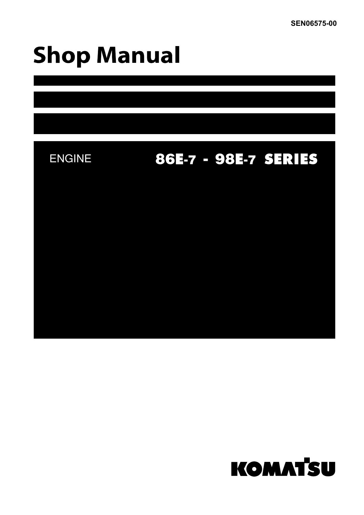 86E-7 98E-7 Shop Manual